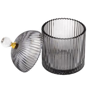 Интерьерная стеклянная шкатулка Кристал019-16 см