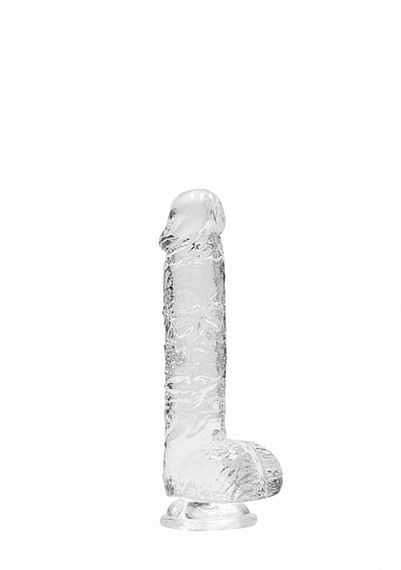 Фалоімітатор - Realrock Dildo 6" Transparent sexstyle | Зображення 5