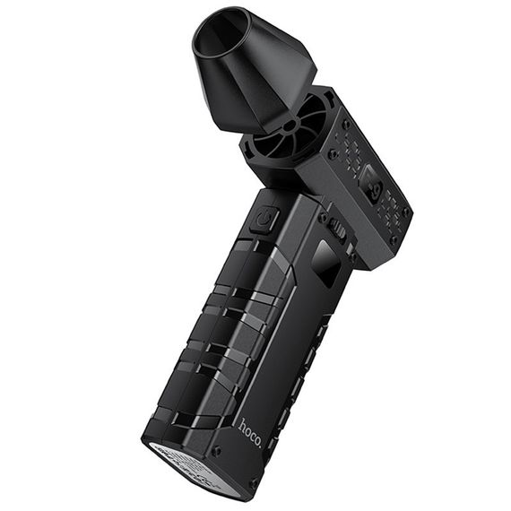 Портативний турбовентилятор Hoco HX67 Force fan Black | Зображення 5