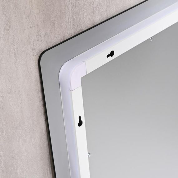 Дзеркало Qtap Taurus (TA2) 800×700 мм з LED-підсвіткою Touch, з антизапотіванням, з димером, темп. кольору (3000-6500K) | Зображення 4