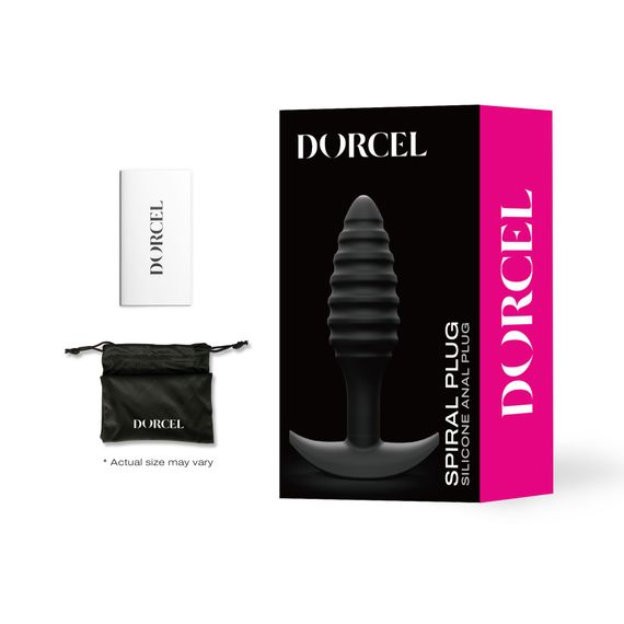 Анальная пробка Dorcel SPIRAL PLUG, диаметр 3 см, силикон | Зображення 2