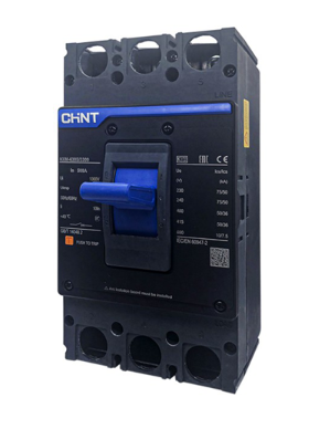 Автоматичний вимикач змінного струму CHINT CHNT NXM-630S-3300B-630A, 3P, 630A, 415V, 50kA, 8kV