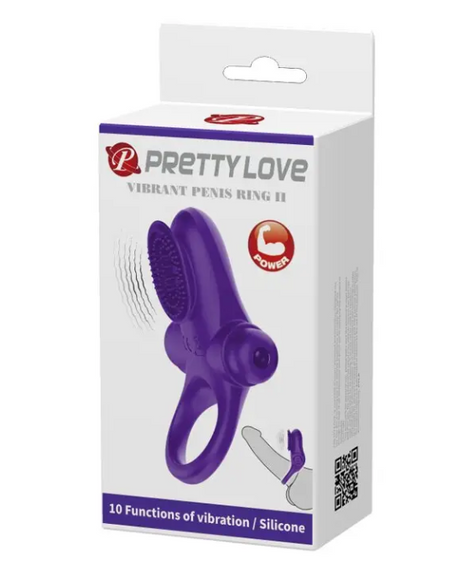 Кільце ерекційне серії Pretty Love "Vibrant penis ring II" Sex Aura | Зображення 9