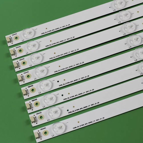 LED підсвітка TV 55" Toshiba: 55L2600C, 55U3600C, 55L510U18, 55L26CMC, 55L36CMC, 55U36CMC, 55U36EBC  1 планка | Зображення 1