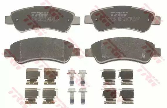 Гальмівні колодки дискові Citroen Jumper Peugeot Boxer, TRW (GDB1682) | Зображення 1