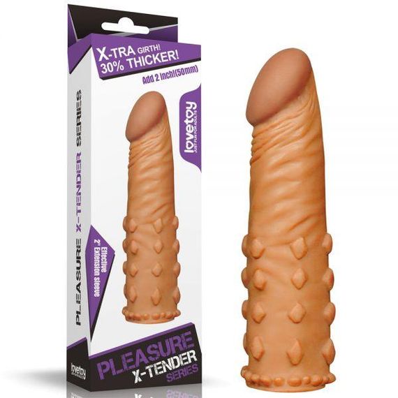Насадка  Add 2 Pleasure X Tender Brown sexstyle | Зображення 1