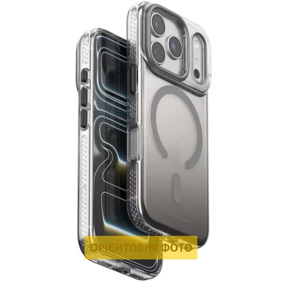 Чохол TPU+PC Puloka Resplendent with Magnetic Fit для Apple iPhone 16 Pro (6.3") Dark Grey