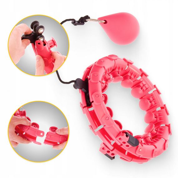 Обруч (хулахуп) масажний 4FIZJO з обтяженням 4FJ0633 (P-5907739316820) | Зображення 2