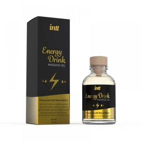 Масажний гель з ефектом зігрівання Intt Energy Drink 30 мл Sex Aura