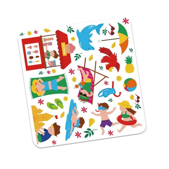 Набор для творчества "Пляж" VT4206-51, 13 наклеек на планшетке | Зображення 1