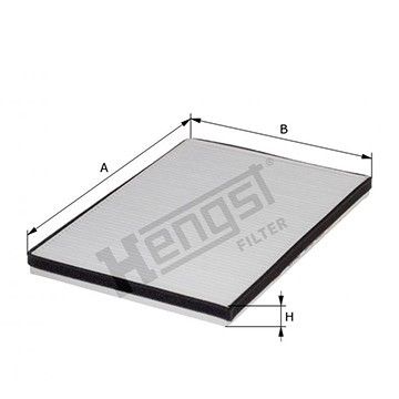 Фильтр салона Dsf 95XF 97-03/ CF85 01-13/ XF/XF105 05-, Hengst, E944LI,