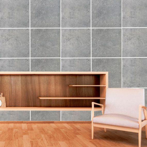 Декоративна ПВХ плита 1,22м х 2,44м х 3мм Бетон SW-00001410 | Зображення 2