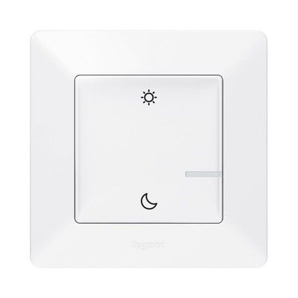 Valena Life with NETATMO. Умный беспроводной сценарный выключатель &quot;День / Ночь&quot;. Белый (752189)