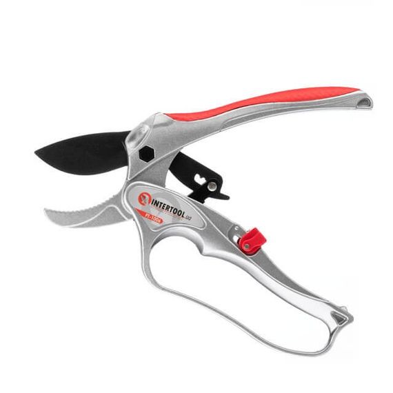 Секатор з храповим механізмом INTERTOOL FT-1006 | Зображення 2