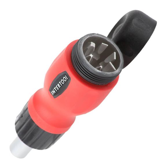 Викрутка реверсивна з комплектом насадок 6 од. INTERTOOL VT-1009 | Зображення 3