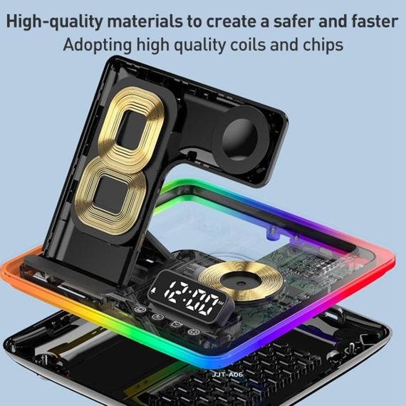 БЗП + годинник A93 4in1 Silver | Зображення 3