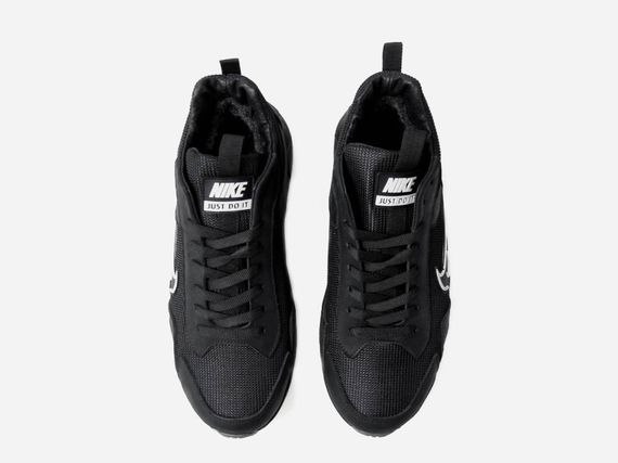 Зимові черевики  Nike натуральна шкіра та хутро колір чорний | Зображення 4