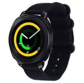 Нейлоновый ремешок Primo Traveller для часов Samsung Gear Sport SM-R600 - Black