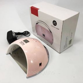 Ультрафіолетова лампа для Манікюру UV LAMP Sun 6, Світлодіодна сушарка для гель лаку. Колір: рожевий