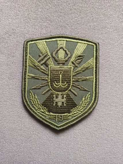 Шеврон 18 авіаційна комендатура Одеса / олива