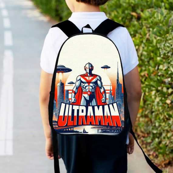 Рюкзак детский Ультрамен "Ultraman"34х27см,городской ранец для мальчика с принтом (00570)