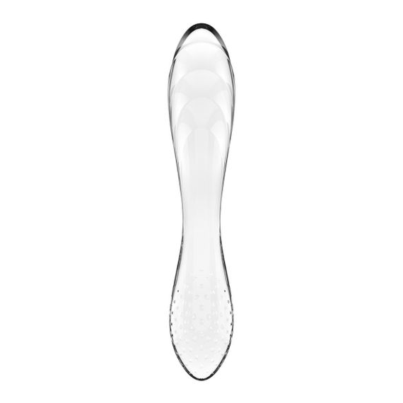 Скляний фалоїмітатор Satisfyer Dazzling Crystal 1 Transparent прозорий sexstyle | Зображення 3