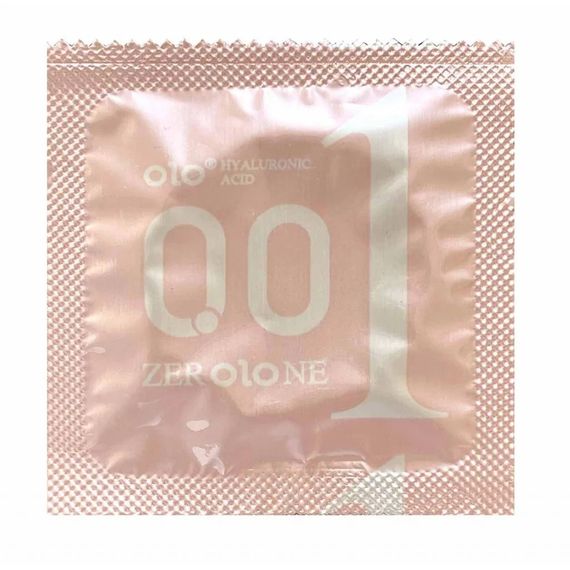 Презервативы Olo Foil 0.01 GOLD 10шт точки и ребра, гиалуроновая смазка (фольга) sexstyle | Зображення 1