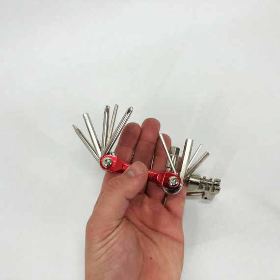 Многофункциональный велосипедный ключ BG-2121 Мультитул 11 предметов ZL-87 | Зображення 7