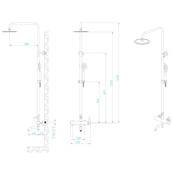Душова система Aquatica (9722401) | Зображення 1