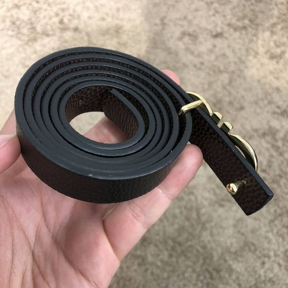Пояс Belt Ferragamo Slim Gold | Зображення 8