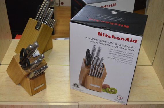 Набор кухонных ножей KitchenAid KKFSS14BO 14 предметов с точилкой для ножей | Зображення 6