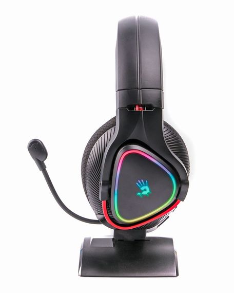 Навушники ігрові Bloody MR710, RGB, колір чорний | Зображення 1