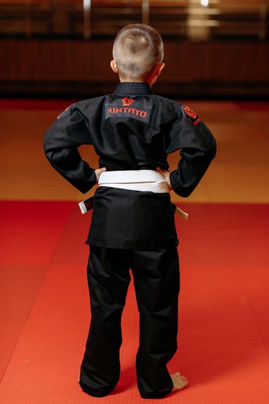 Кімоно для джиу - джитсу чорне, TM "Kintayo", 130 зріст, щільність 350 гр/м.кв. | Зображення 4