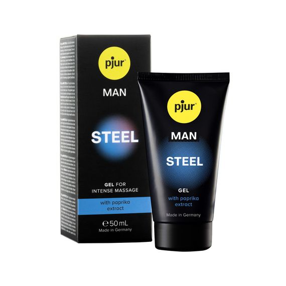 Гель для пеніса стимулювальний pjur MAN Steel Gel 50 ml з екстрактом паприки та ментолом | Зображення 3