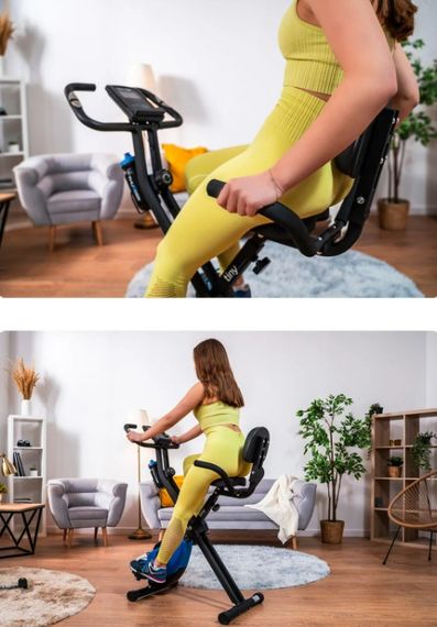 Велотренажер магнітний THUNDER TINY чорно-синій | Зображення 6