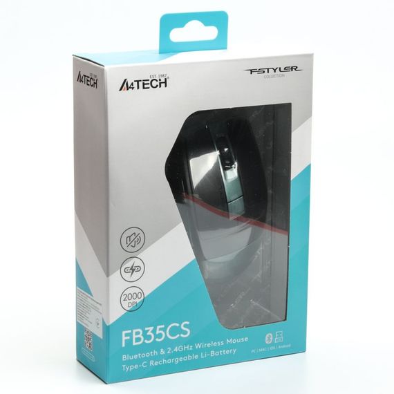 Миша бездротова A4Tech Fstyler FB35CS (Midnight Green), BT, USB, колір зелений | Зображення 5