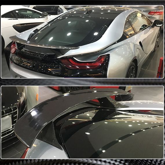 Спойлер V2 (Карбон) для BMW I8 2014-2020 рр | Зображення 4