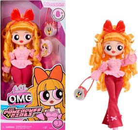 Кукла ЛОЛ Сюрприз ОМГ Суперкрошки Цветик с аксессуарами LOL Surprise OMG The Powerpuff Girls Blossom