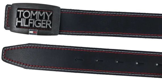Ремінь чоловічий для джинсів Skipper шкіряний Темно-синій (11109S navy) | Зображення 2