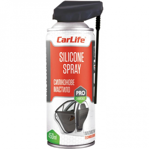 CARLIFE Силіконове мастило CARLIFE SILICONE SPRAY Professional 450ml CF455