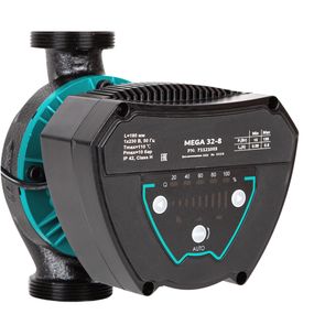 Циркуляційний насос Aquatica GPA25-6/180 IV енергозберігаючий, 6-90Вт Hmax 6м Qmax 92л/хв Ø1½" 180мм + гайки (774071)