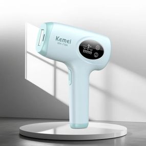 Фотоэпилятор Kemei KM-7104 белый • IPL-эпилятор для домашнего удаления волос на лице, ногах, руках, теле и зоне бикини