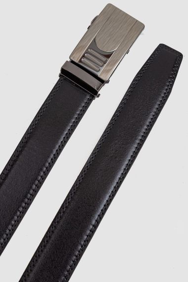 Ремінь чоловічий класичний, колір чорний, 196R3511A-2 | Зображення 1