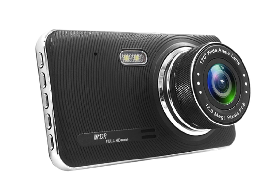 Відеореєстратор FullHD з вбудованими мікрофоном і виносної камерою з двома камерами і ІК-підсвічуванням XPRO DRIVE XT689 | Зображення 1