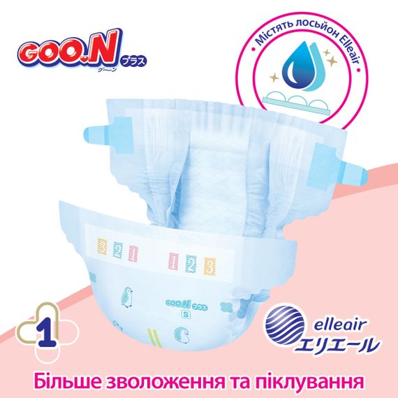 Підгузки Goo.N Plus для дітей (розмір 3(M), 6-11 кг, 112 шт) | Зображення 8