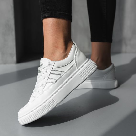 Кроссовки женские Fashion Gracie 3740 36 размер 23 см Белый | Зображення 3