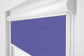 Рулонна штора Rolets Льон 2-874-550 55x170 см закритого типу Синя