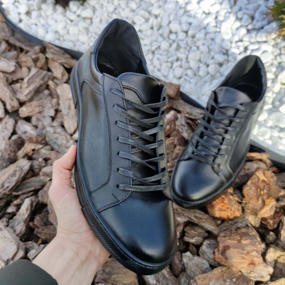 Шкіряні кеди 46 розмір, Чоловіче взуття великого розміру | Зображення 1