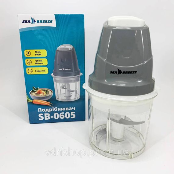 Кухонний електричний подрібнювач-блендер SeaBreeze SB-0605, Блендер побутовий електричний NY-21 | Зображення 2