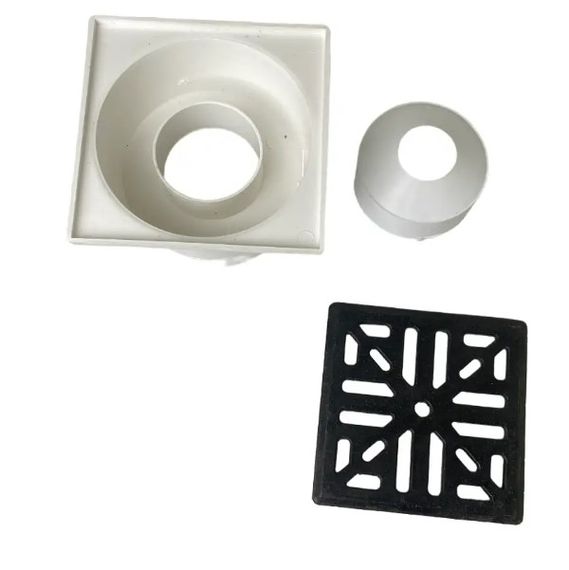 Трап SanStore з чавунною решіткою 150*150мм 1510203 | Зображення 2